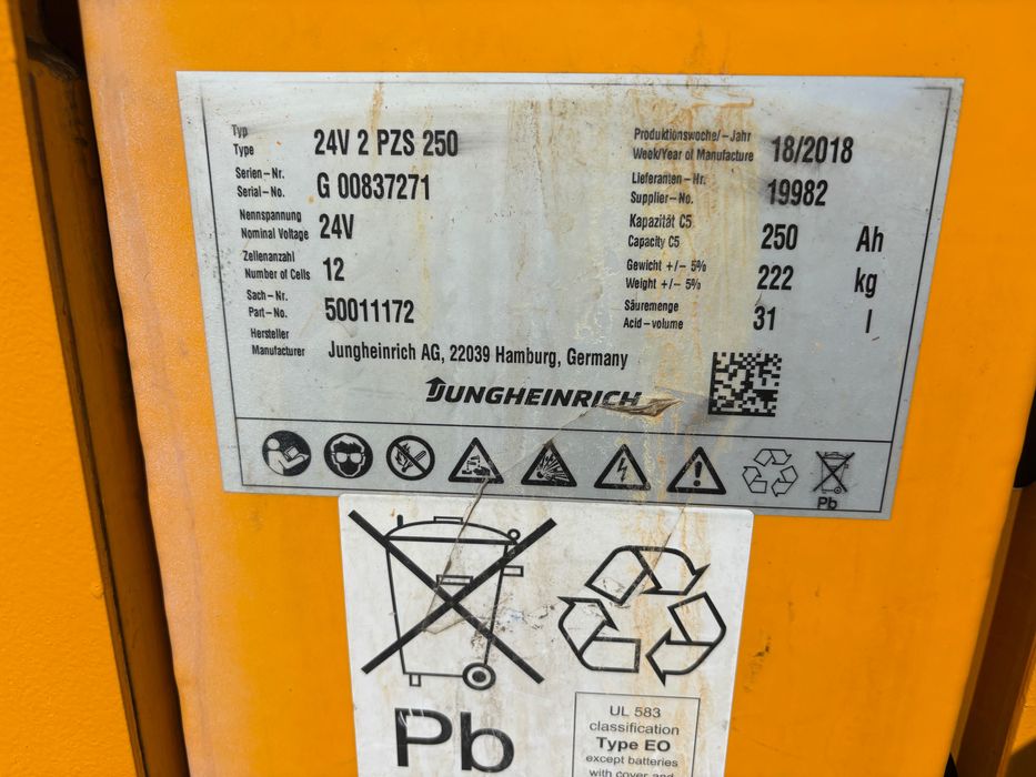 Jungheinrich ERE 120 2018r wózek widłowy, unoszący, paleciak, piesek, urządzenie transportu bliskiego, załadunkowo- rozładunkowy do transportowania - obrazek 8